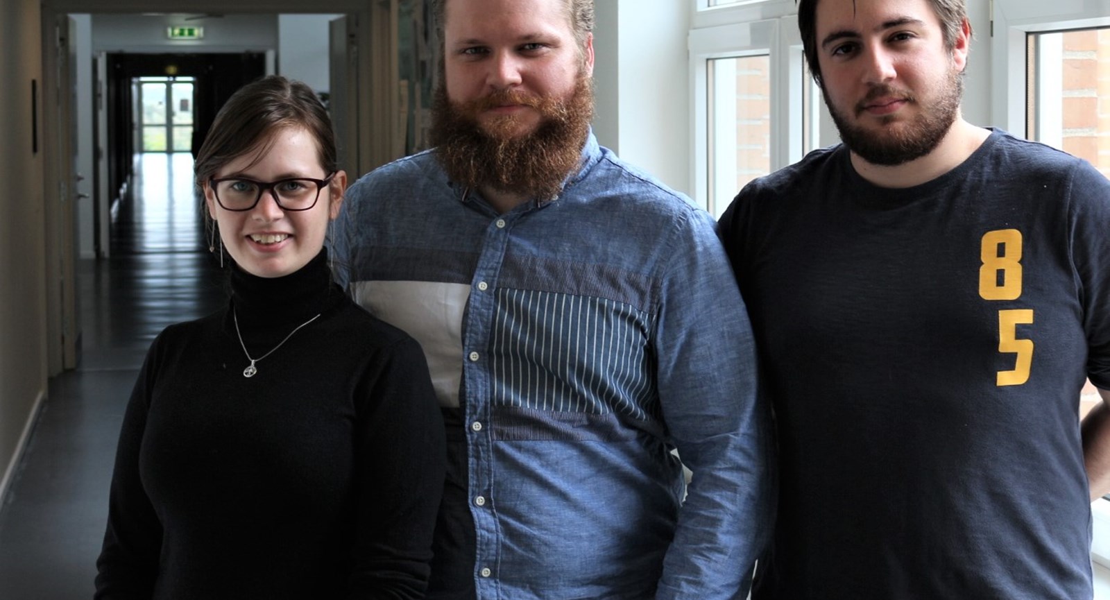 Helen, Mark og Jacob læser til optometrist på optikerhøjskolen på Erhvervsakademi Dania