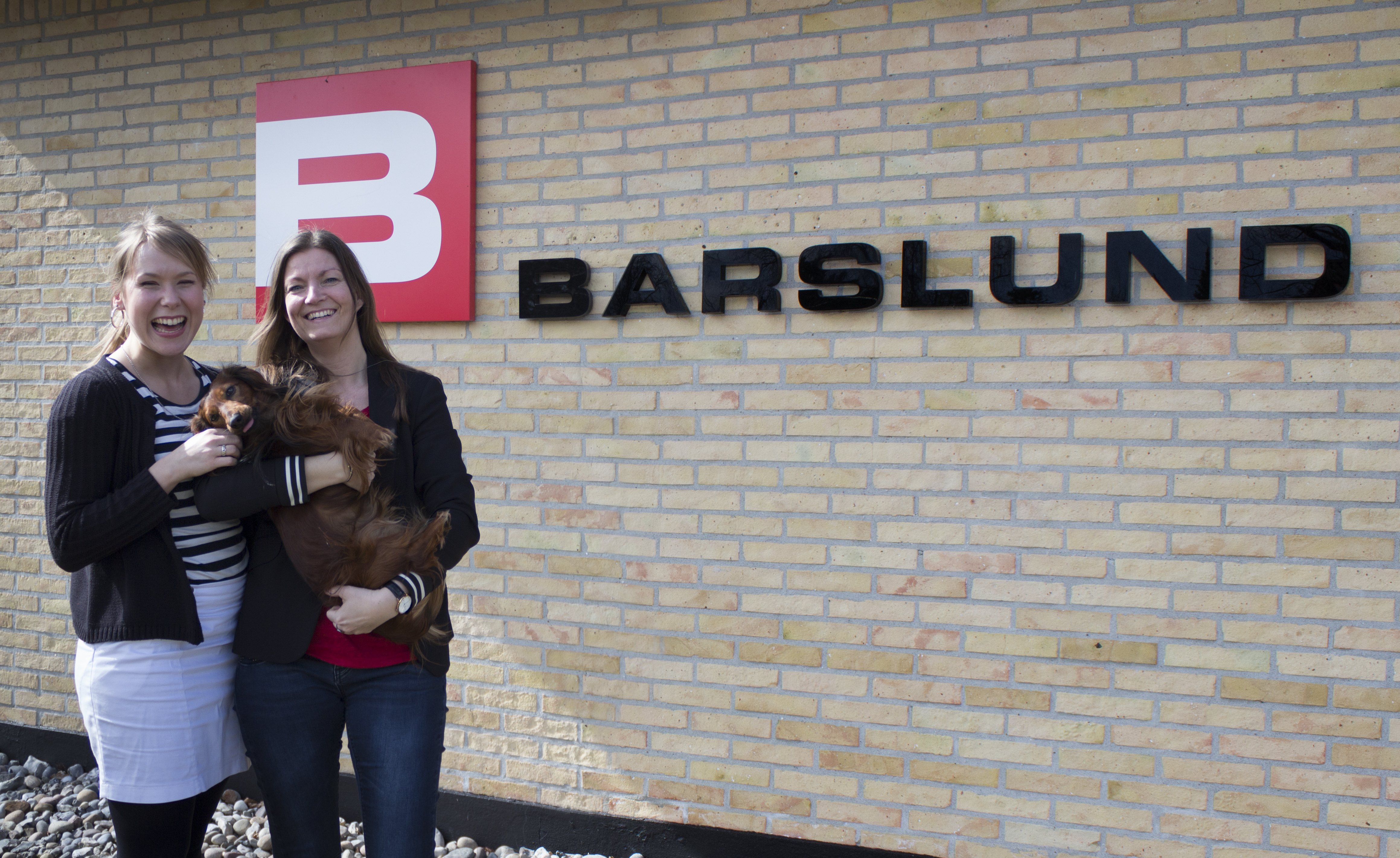 Sara Noer sammen med HR chef i Barslund Mette Egesø