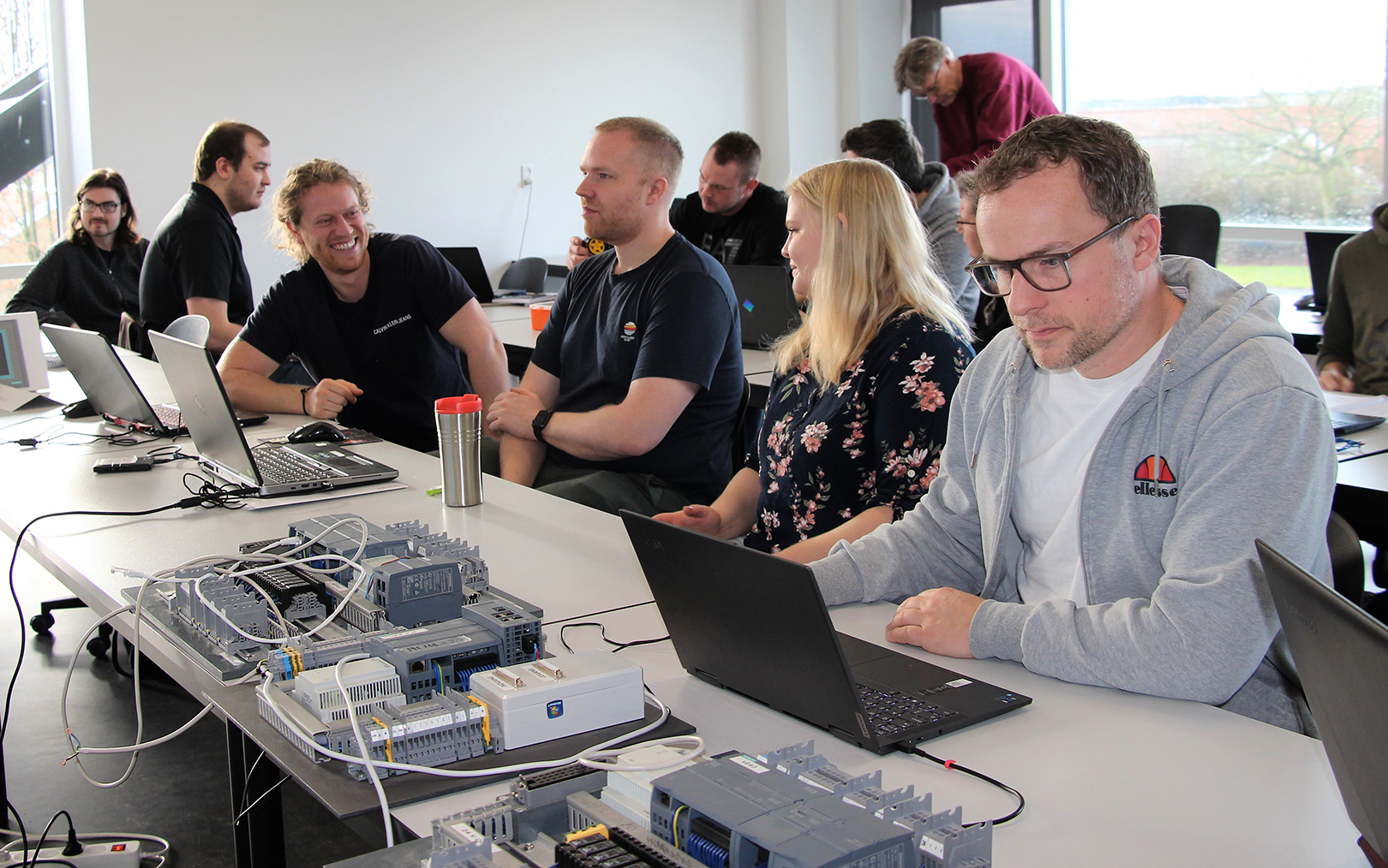 klasseværelse med studerende til El-installatør