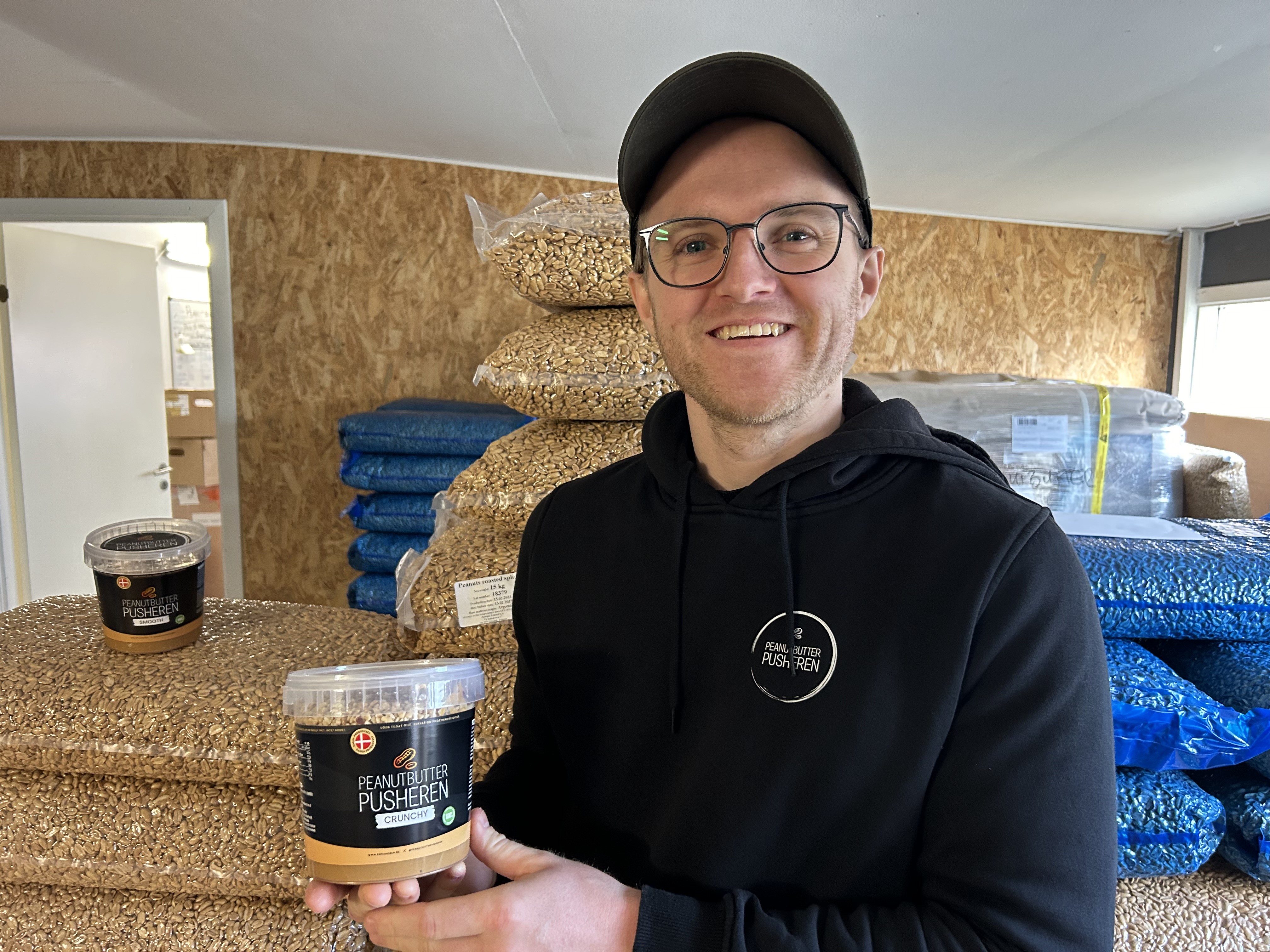 Christian E. Errboe, som står bag firmaet Peanutbutter Pusheren