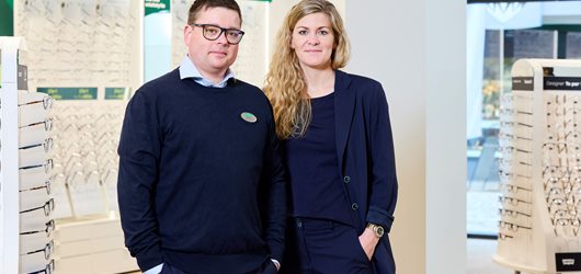 Jesper Rosendal Jensen, optometrist-studerende og praktikant hos Louis Nielsen Holstebro