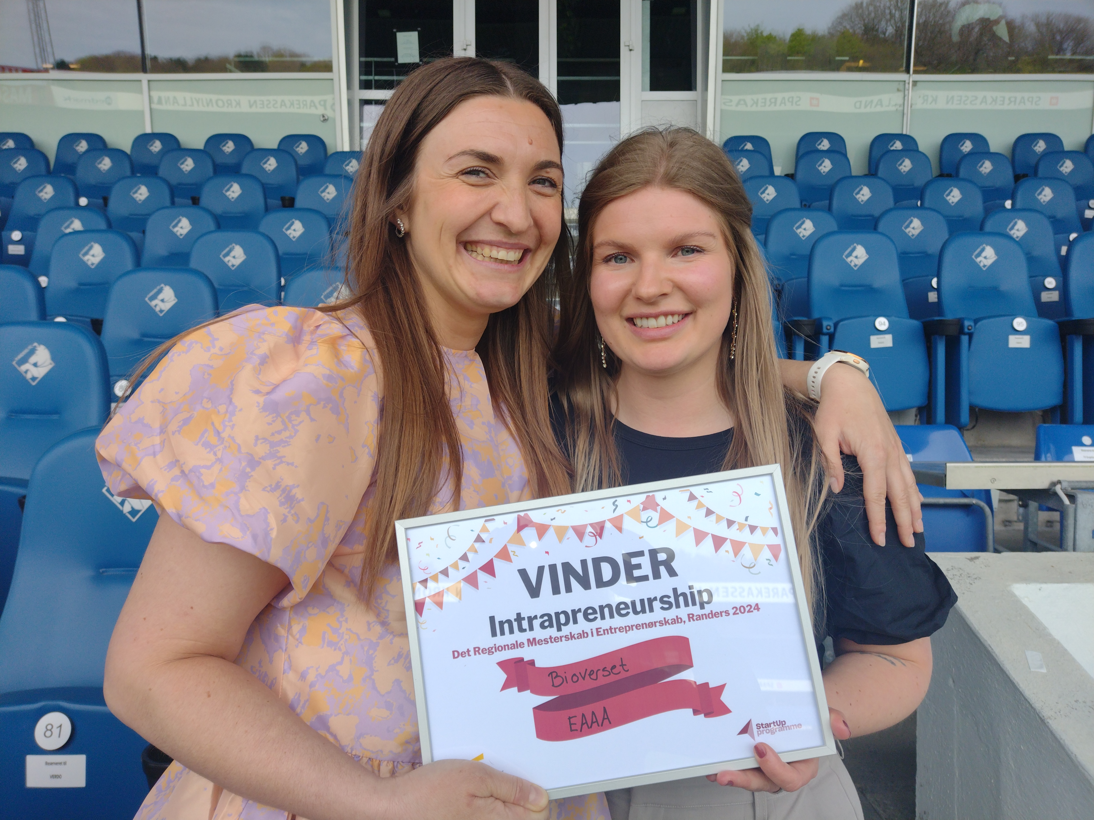 Cathrine Brouer og Mette Kruse - markedsføringsøkonom-studerende og skabere af Bioverset