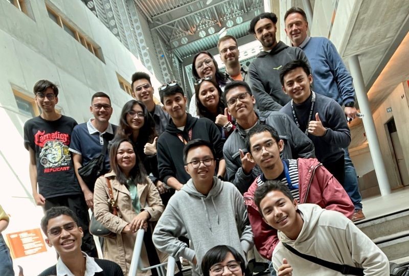 Rimantas Smitas, underviser på Dania og Summerschool-studerende på VIVES