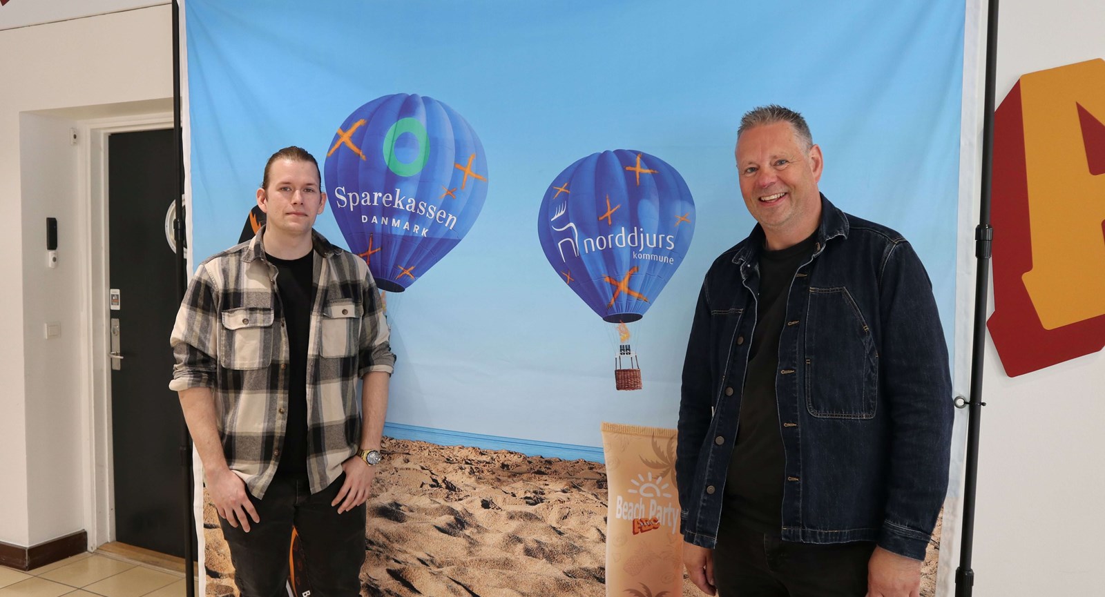 Markedsføringsøkonom-studerende Lennie Dalbjørn og Henrik Henneberg, eventmanager hos Radio ABC-gruppen