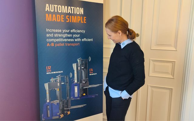 Louise fra Bila, der har været på leder uddannelse via Erhvervsakademi Dania, ser på roll-up