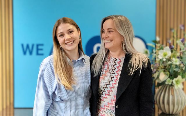 I sin praktik ved JN Data har Maria international hospitality management studerende fra Erhvervsakademi Dania haft det rigtig godt