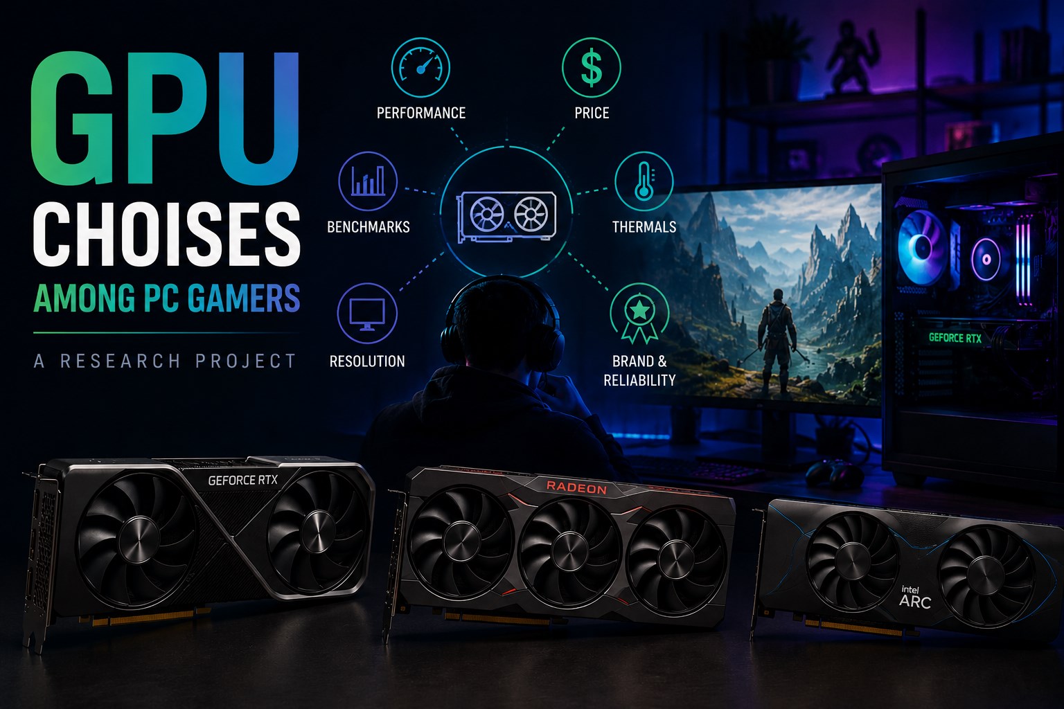 GPU-valg og teknologiforståelse blandt hardwareinteresserede PC-gamere: implikationer for udviklere og hardware-relaterede virksomheder