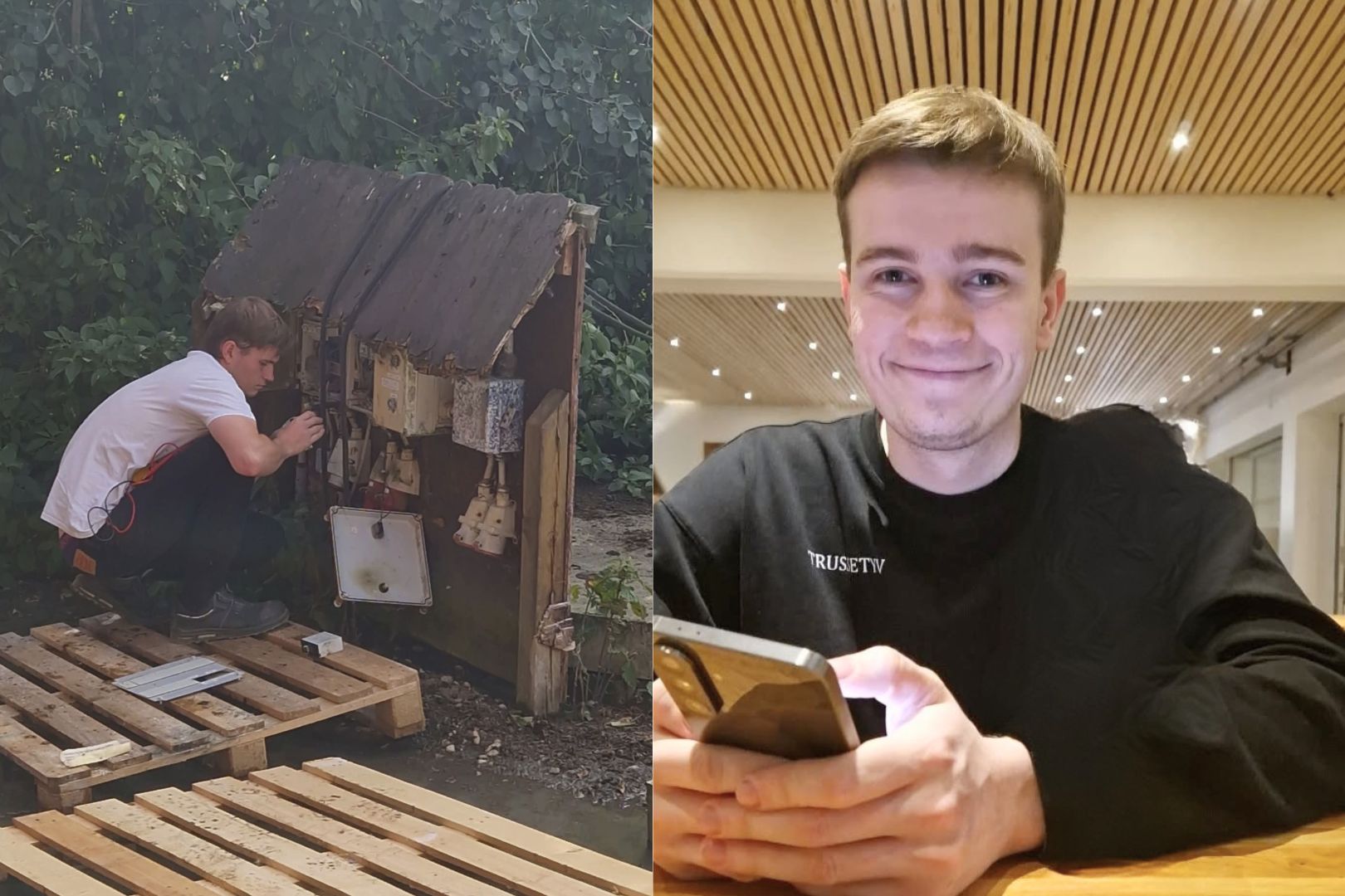 Kasper er en af de mange, som skal starte som el-installatør studerende på Erhvervsakademi Dania i Randers