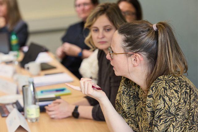 Diskussion på bestyrelsesuddannelse for kvinder på Erhvervsakademi Dania
