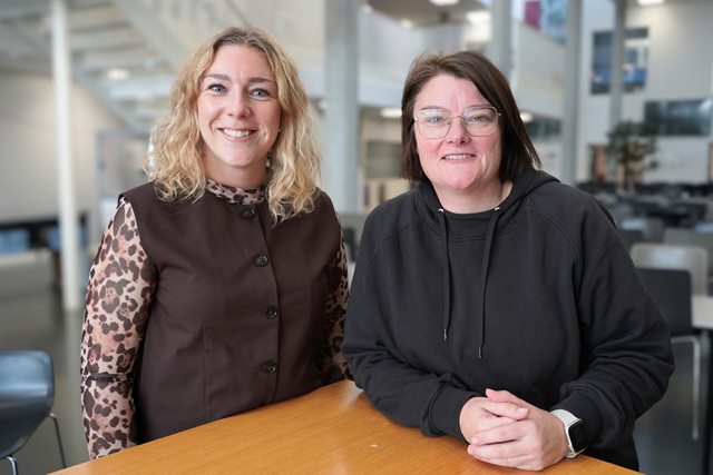 Louise og Anita tager DBUs bestyrelsesuddannelse, der er lavet sammen med Erhvervsakademi Dania