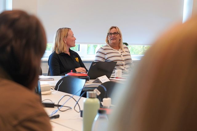 Stemning fra DBUs bestyrelsesuddannelse, der er lavet sammen med Erhvervsakademi Dania
